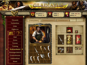 capture de jeu Gladiatus